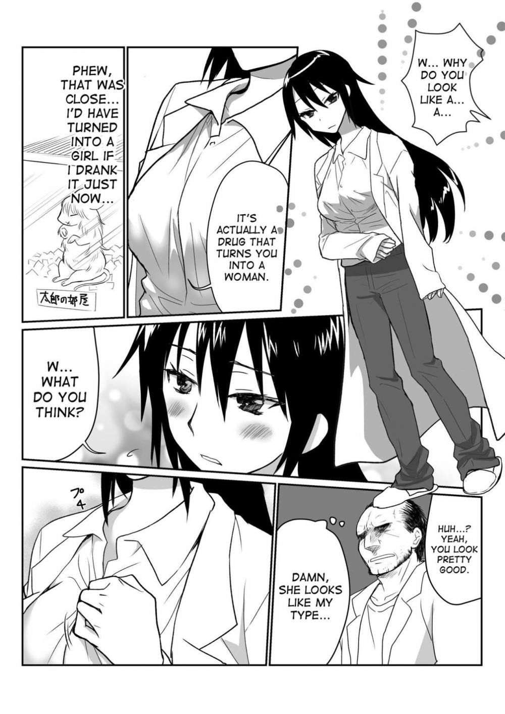 Hentai Manga Comic-My handsome friend turned into a beautiful girl who seems to want to have sex with me-Read-4